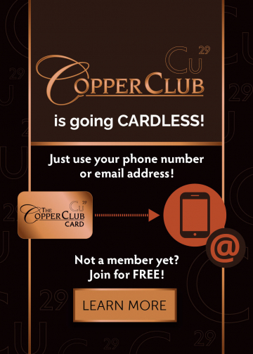Copper Club Loyalty Signup